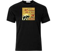 ROESXANP Men's 3 to Pull The Trigger Graphic Cotton Short & Long Sleeve T-Shirts Black S