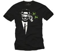 ROESXANP Men's Cool Heisenberg Mens Br Ba T-Shirts Black M