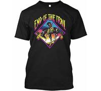 ROESXANP Men's End of The Trail Retro Native American T-Shirts Black XL