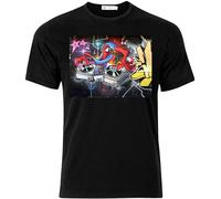 ROESXANP Men's Ersan Graffiti DJ Graphic Cotton Short & Long Sleeve T-Shirts Black L