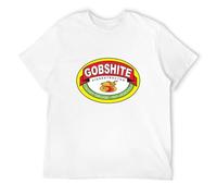 ROESXANP Men's Gobshite Marmite Silly Stupid T-Shirts White XL