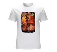 ROESXANP Men's Machine Head 'Burn My Eyes' T-Shirts White S