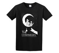 ROESXANP Men's Modman The Lumineers Chill Out on The Moon T-Shirts Black L