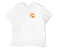ROESXANP Men's New Roland Logo Top Electronic Music Men T-Shirts White L