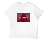 ROESXANP Men's OneRepublic Native Vinyl CD Poster T-Shirts White M