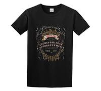 ROESXANP Men's Ouija Board Horror Skull Halloween Monkey Fez Occult Cotton T Shirt Black 3XL