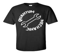 ROESXANP Men's Quantum Mechanic Adult Shirt T-Shirts Black L