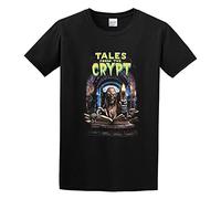 ROESXANP Men's Tales from The Crypt Movie Cotton T Shirt Black L