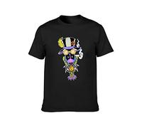ROESXANP Men's The Crowes Cotton T Shirt Black XXL