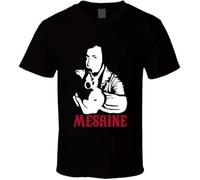 ROESXANP Mesrine Movie T-Shirt, Franz & ouml; sische Gangster-Filme, Public Enemy # 1 Cassel Movie 3XL