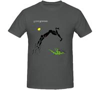 ROESXANP Steve Winwood Arc of A Diver Summer T Shirts for Men Round Neck Grey S