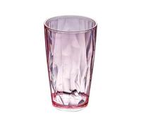 ROEUIPG 6pcs Unbreakable Drinking Glasses 490ml Shatterproof Water Tumblers Reusable Fruit Juice Beer Champagne Cup for Bar(Red)