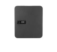 ROEUIPG Armoire de Rangement for Voiture, Maison, sécurité, verrouillable, Coffre-Fort à clé, Bureau, Serrure Combinaison, Mot Passe, Fixation Murale, Code réinitialisable(36-bit Black)