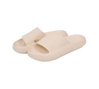 ROEUIPG Claquettes orthopédiques for hommes, pantoufles de salle bain d'été, tongs for couple, sandales d'intérieur antidérapantes for femmes(Beige,36-37)