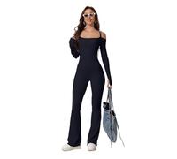 ROEUIPG Combinaison de Yoga for Le Sport, beauté du Dos, Marron, sans Couture, Collant à Double bandoulière, Body Sexy Une pièce(Black,XL)