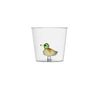 ROEUIPG Creative Handmade BUBBLE GLASS CUP Three-Dimensional Animal and Plant Shape Coffee Milk Drink Cute Transparent Glass Cup(01 Duck)