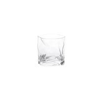 ROEUIPG Creativity Irregular Shape Whiskey Glasses Ice Pattern Fold Paper Crystal Whisky Beer Wine Glass Drinkware Set(Transparent)