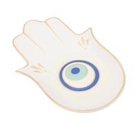 ROEUIPG Plateau à thé doré avec tasse et soucoupe, présentoir à bijoux, joli décor en céramique, plateau à bijoux for enfant