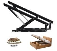 ROFBIHG 1 Paire Kit De Levage pour Lit, Mécanisme De Levage Hydraulique, Mécanisme De Levage De Lit De Rangement, Levage Pliante Pratique, Ressort À Gaz pour Lit, Charnières pour Canapé(1.5m)