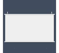 ROFBIHG Écran de Projection Portable à Pliage Rapide, Ecran Videoprojecteur Manuel Enroulable 4:3/16:9 HD 4K, Ecran de Projection Mural et Plafond pour Maison, fêtes, Bureau (5 Tailles)(16:9 72")