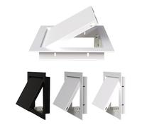 ROFBIHG Panneau de Portes D'accès en Alliage D'aluminium À Bouton-poussoir, Trappe de Visite pour Trockenbau Gipskarton Plafond Fils et Tuyaux pour Dissimuler/Recouvrir(Blanc,15x15cm(5.9x5.9in))