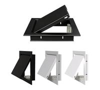 ROFBIHG Panneau de Portes D'accès en Alliage D'aluminium À Bouton-poussoir, Trappe de Visite pour Trockenbau Gipskarton Plafond Fils et Tuyaux pour Dissimuler/Recouvrir(Francia,30x30cm(11.8x11.8in))