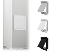 ROFBIHG Panneaux D'Accès Trappe de Visite en Aluminium avec Fermeture Magnétique Carré, Porte D'inspection pour Mur et Plafond Électrique et Plomberie, Porte D'inspection(Gray,25x25cm(9.8x9.8in))