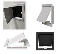 ROFBIHG Porte de Accès Carré Trappe de Visite, Panneaux D'Accès Trappe de Visite en Aluminium avec Fermeture Magnétique Carré, Trappe de Visite pour Plomberie/électricité(Francia,25x25cm(9.8x9.8in))