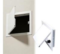 ROFBIHG Trappe de Visite Mural pour Cloison Sèche, Panneau D'accès Magnétique, À Pousser pour Ouvrir, Porte de Service Encastrée pour Câbles Électriques et Câblage(8x10in/20.3x25.4cm)