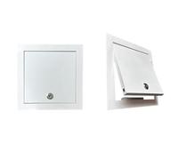 ROFBIHG Trappe de Visite Murs, Plafond, Trappe D'accès Métallique, Portes D'accès Verrouillables, Porte de Service de Réparation de Circuit, Dissimule Les Fils et Les Tuyaux(8x22in/20.3x55.9cm)