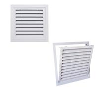 ROFBIHG Trappe de Visite Panneau D'accès Ventilé avec Grille de Protection, Plaque de Protection À Rabat Ouvrant, Trappe de Grenier - Grille en Maille - Interrupteur À Charnière(40*40cm/15.7*15.7in)