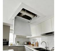 ROFBIHG Trappe de Visite Rectangulaire en Aluminium, Panneau D'accès Dissimulé pour Grenier, Cloison Sèche, Porte de Service de Ventilation de Cave avec Serrure Magnétique(10x22in/25.4x55.9cm)