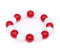 Roffatide anime Beaded bracelet cosplay Kyo sohma Bracelet Cristal Rouge Blanc rond perlé bracelet élastique femmes hommes