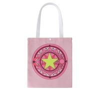 Roffatide anime Cardcaptor Sakura Canvas tote bag femme réutilisable Shopping Sakura kinoto tote bag Casual sac à bandoulière unique rose