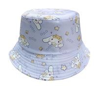 Roffatide Anime Chapeau Bucket Unisexe Chapeau de pêche imprimé Chapeau de Soleil réversible à Double Face Chapeau de Plage Pliable