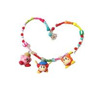 Roffatide Anime Cinnamoroll Collier de perles avec pendentif Kuromi Couleur Vibrante Mélodie Kawaii Style Lolita Collier Tour de cou Accessoires Bijoux de Charme pour les BFF Cadeaux d'Amitié
