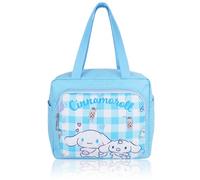 Roffatide anime Cinnamoroll ladies lunch Bag Men étanche Lunch Box grand compartiment sac à main voyage de travail lunch container bleu