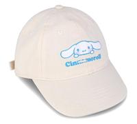 Roffatide Anime Cinnamoroll Mignon Big Kids Baseball Cap réglable Dessin animé Peluche Baseball Chapeau pour Petites Filles imprimé Coton Papa Chapeau Blanc