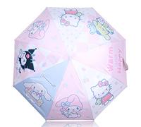 Roffatide Anime Cute Umbrella Auto Open Compact Folding Travel Umbrella 8 RIBS Umbrellas Windproof Waterproof Anti-UV Protection Umbrella Light Umbrella