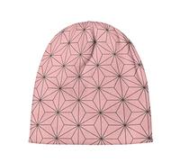 Roffatide Anime Demon Killer Bonnet kamado tanjirou nezuko Skull Caps Bonnet brodé pour garçon et Fille Chapeau en Tricot d'hiver