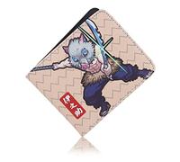 Roffatide Anime Demon Killer Wallet hashibira inosuke Simili Cuir Slim Multi - Purpose Wallet pour Hommes et Femmes