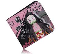 Roffatide Anime Demon Killer Wallet kamado nezuko Simili Cuir Slim Double Fold Multi - Purpose Tsukino Usagi Princess Serenity Wallet