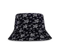 Roffatide Anime Demon Slayer Chapeau de Seau pour Garçon Fille Chapeau de Pêche à Imprimé All Over Chapeau de Soleil Pliable