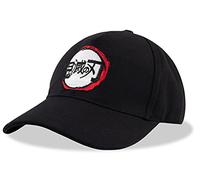 Roffatide Anime Demon Slayer Kamado Tanjirou Casquette de baseball réglable Chapeau de papa en coton brodé