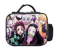 Roffatide Anime Demon Slayer Sac à lunch pour l'école et le travail Boîte à lunch de voyage et de pique-nique Lunch Box Travel Picnic Container