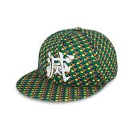 Roffatide Anime Démon Slayer Tomioka Casquette de Baseball Chapeau Papa Ajustable Casquette Snapback Chapeau à Bord Plat en Coton Brodé Vert B