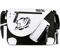 Roffatide Anime Fairy Tail Sac de Messager Sac Bandoulière Toile Sac À Bandoulière À Rabat en Cuir Synthétique Cartable Sac D'école