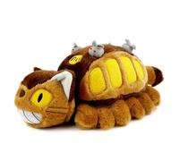 Roffatide Anime Fluffy Peluche Catbus 55 cm pour décoration de lit ou canapé, Peluche Kawaii, Coussin Douillet pour Filles et garçons, idéal comme Cadeau de Noël ou d'hiver.