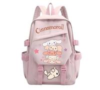 Roffatide anime kuromi Cinnamoroll mélodie impression Affaires loisirs ordinateur portable sac à bandoulière voyage randonnée sac à dos f rose