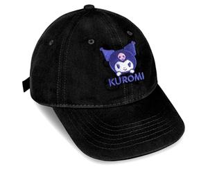 Roffatide Anime Kuromi Cute Big Kids Casquette de Baseball réglable Cartoon en Peluche Casquette de Baseball Femmes Hommes imprimé Coton Papa Chapeau Violet